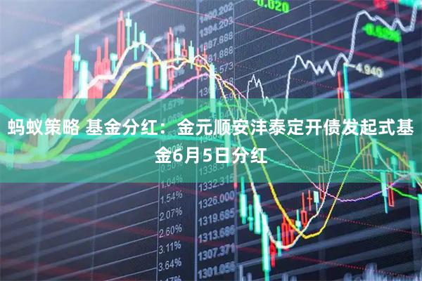 蚂蚁策略 基金分红：金元顺安沣泰定开债发起式基金6月5日分红