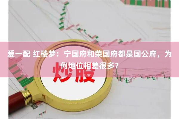 爱一配 红楼梦：宁国府和荣国府都是国公府，为何地位相差很多？