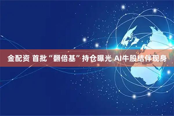 金配资 首批“翻倍基”持仓曝光 AI牛股结伴现身